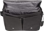 Kenneth Cole REACTION Risky Business Messenger Full-Grain Colombian Leather Crossbody Laptop Case & Tablet Day Bag - Image 9